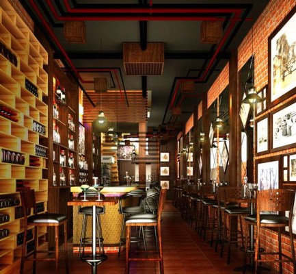 Thiết kế, thi công nội thất quán bar