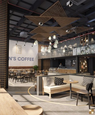 Thiết kế, thi công nội thất quán cafe