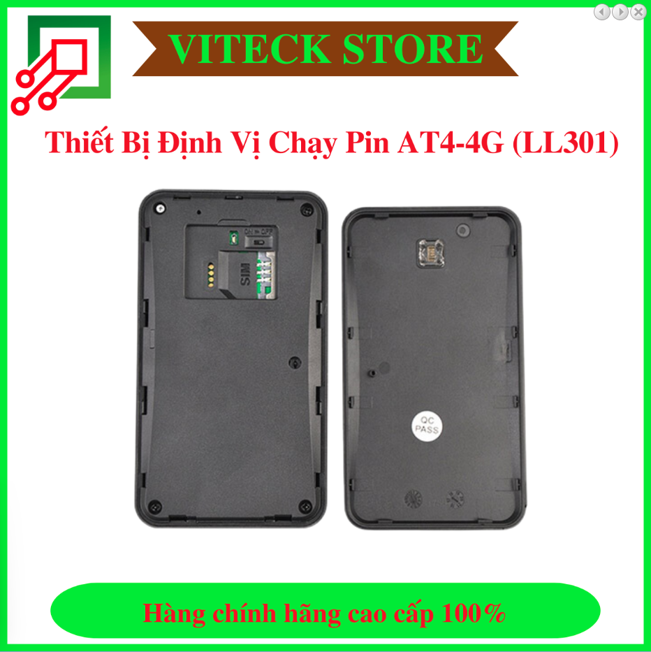 Thiết bị định vị chạy pin AT4-4G (LL301) - Pin khủng 10000mAh