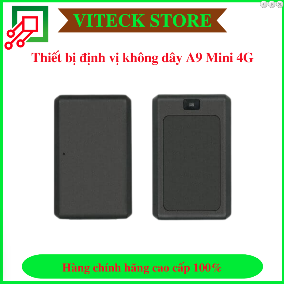 Thiết bị định vị không dây A9 Mini 4G - Pin 7 ngày liên tục
