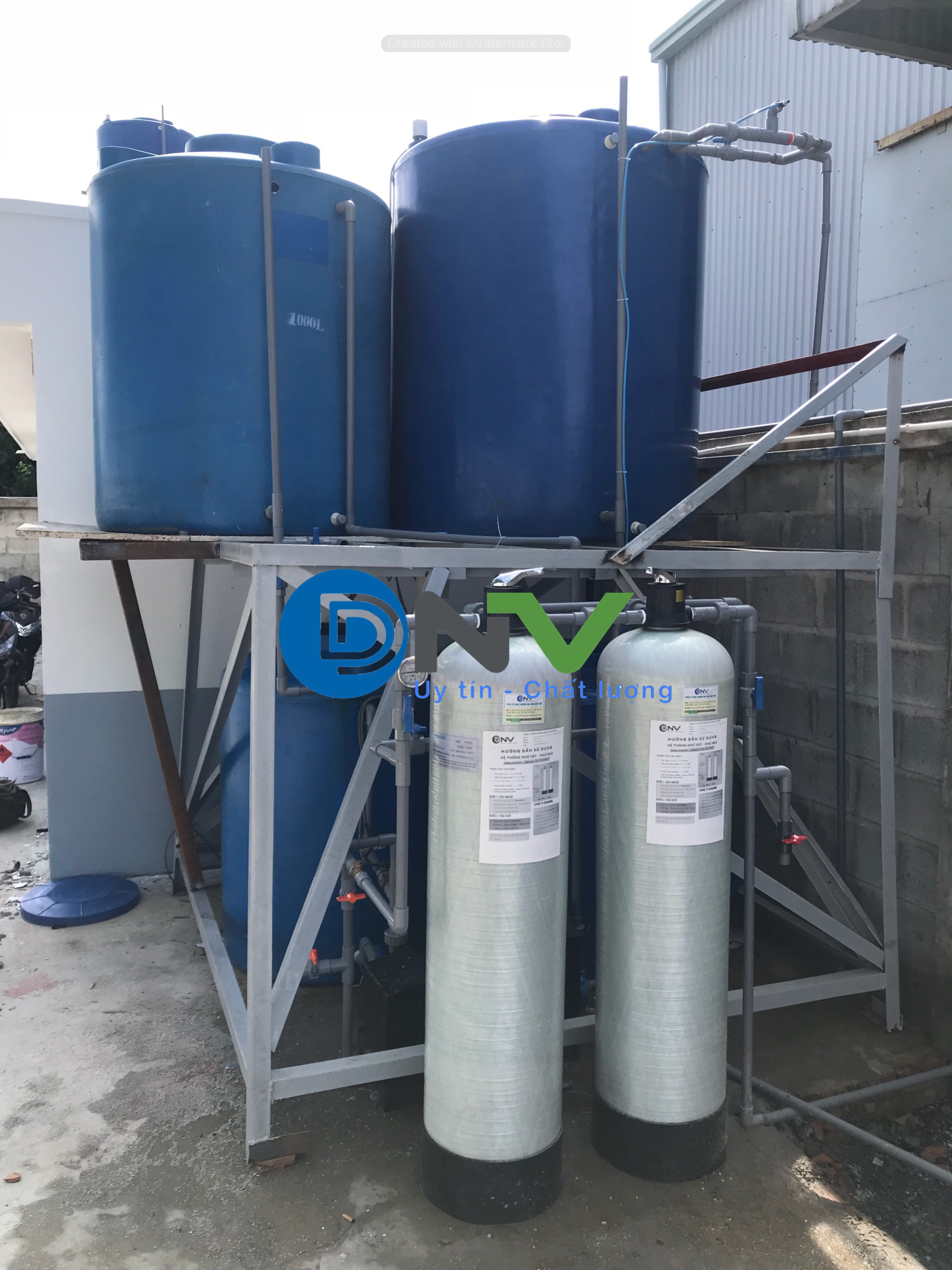 Thiết bị khử sắt và mangan