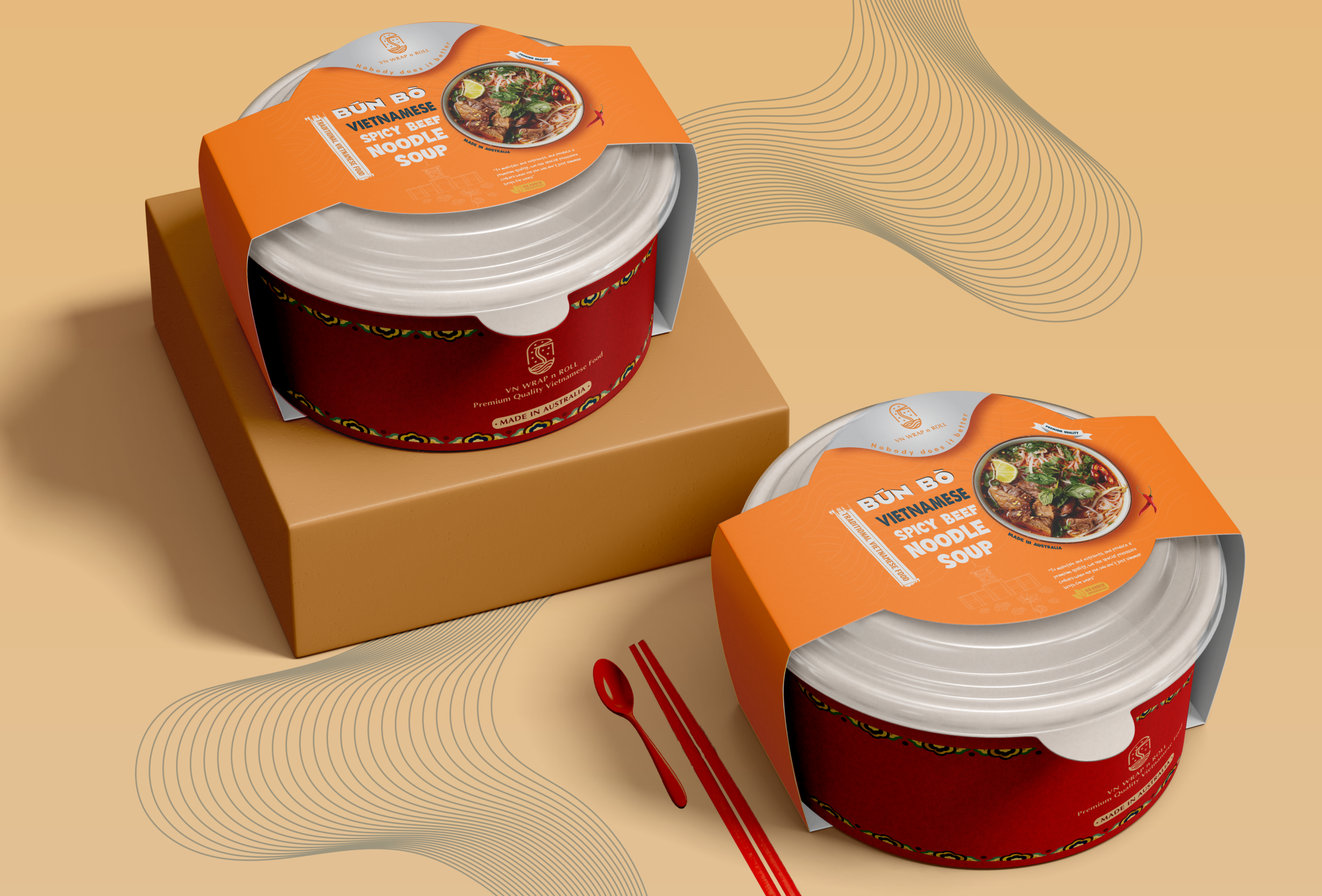 Thiết kế bao bì phở