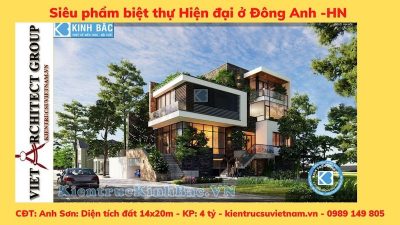 Dự ánthiết kế biệt thự tại Đông Anh