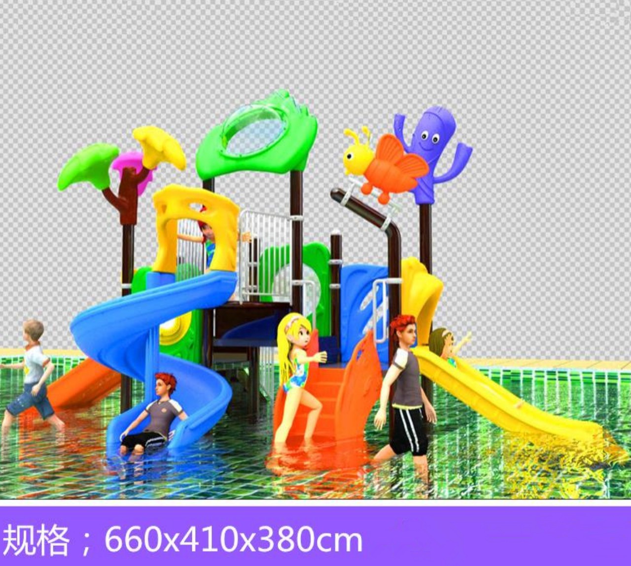 Thiết kế đồ chơi công viên nước