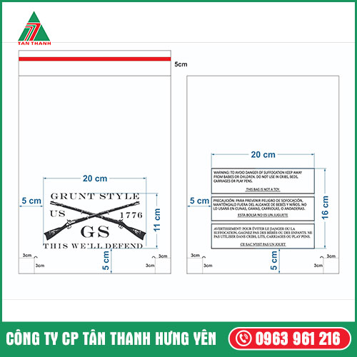 Thiết kế in ấn túi nilon