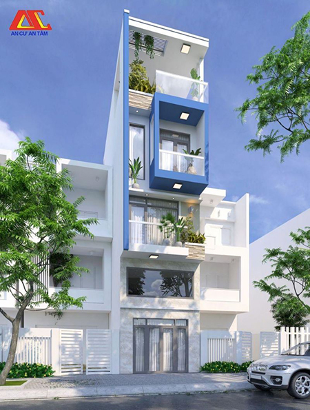 Thiết kế mẫu nhà phố 3 tầng