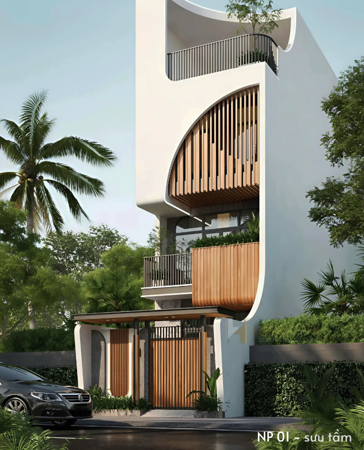 Thiết kế nhà phố hiện đại