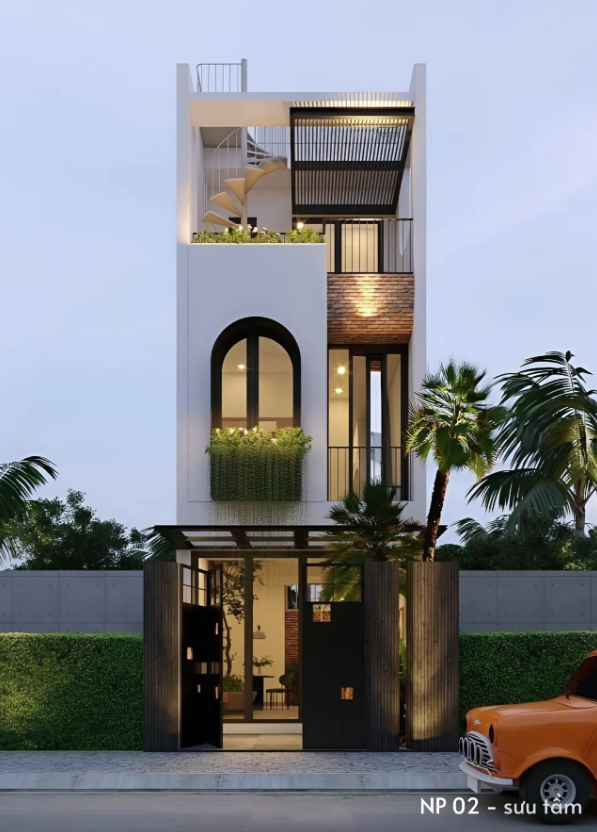 Thiết kế nhà phố hiện đại