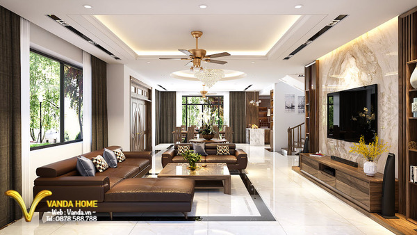 Thiết kế nội thất biệt thự Vinhomes Gardenia - Mr Ánh