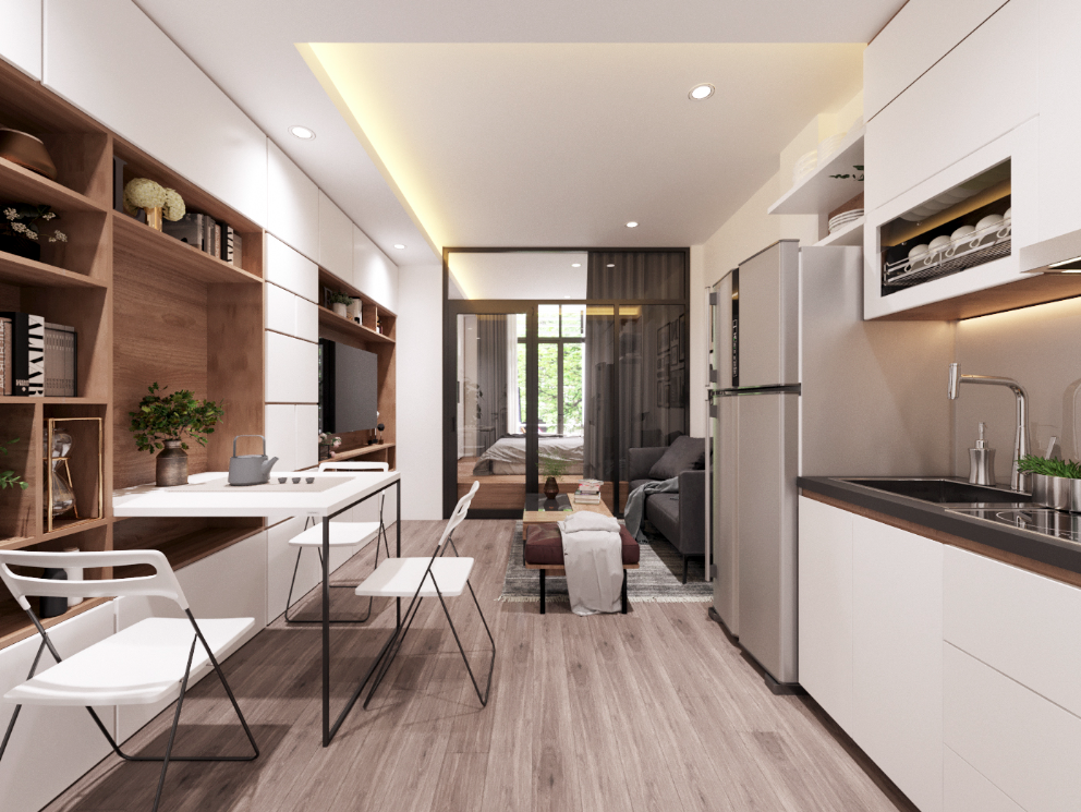 Thiết kế nội thất chung cư hiện đại