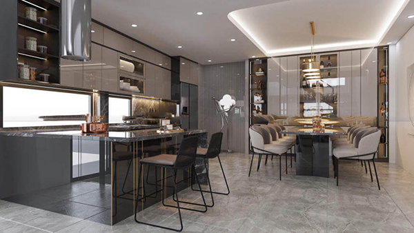 Thiết kế nội thất phòng bếp