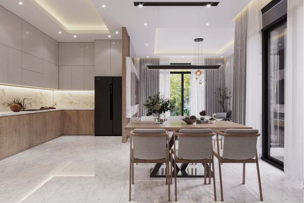 Thiết kế nội thất phòng bếp