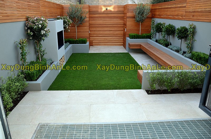 Thiết kế sân vườn đẹp, hiện đại