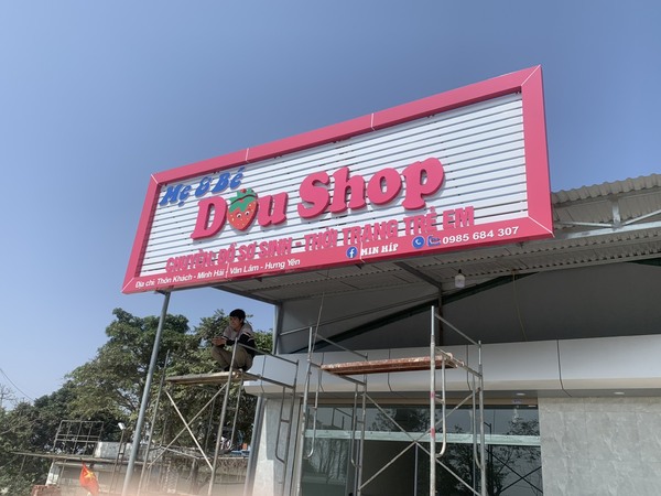 Thiết kế, thi công bảng hiệu quảng cáo