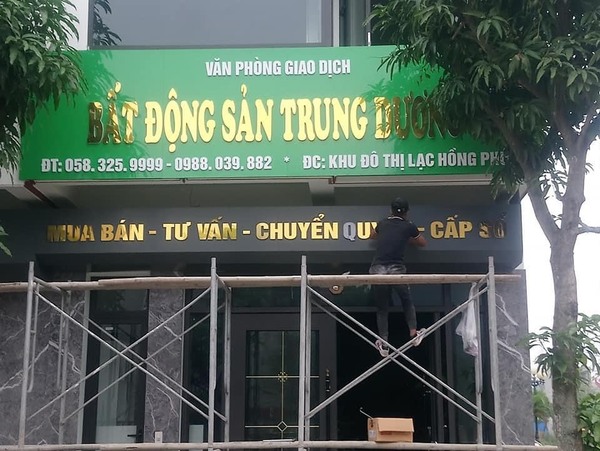 Thiết kế, thi công bảng hiệu quảng cáo