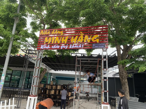 Thiết kế, thi công bảng hiệu quảng cáo