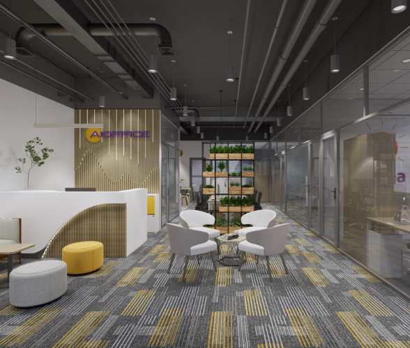 Thiết kế, thi công nội thất công ty AIOFFICE