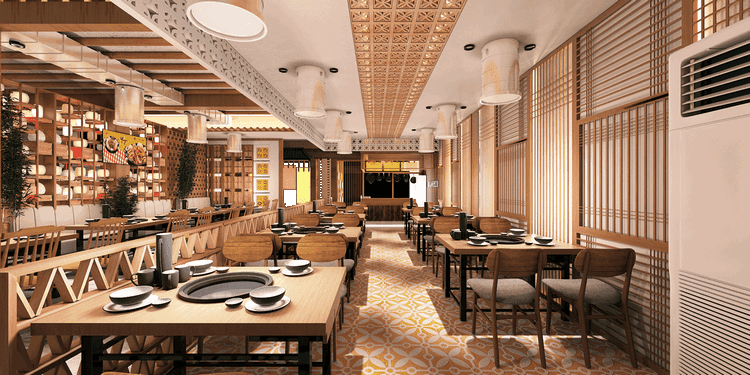 Thiết kế thi công nội thất nhà hàng