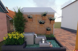 Thiết kế thi công sân vườn nhà phố