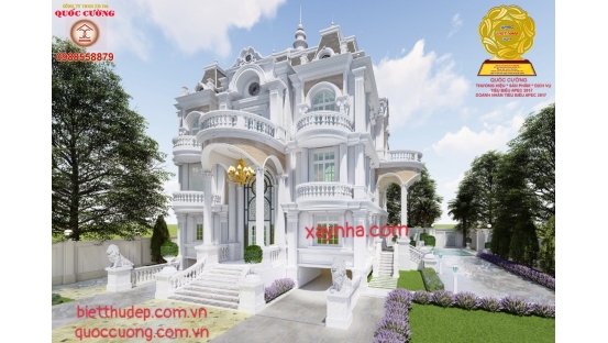 Thiết kế, thi công xây dựng biệt thự