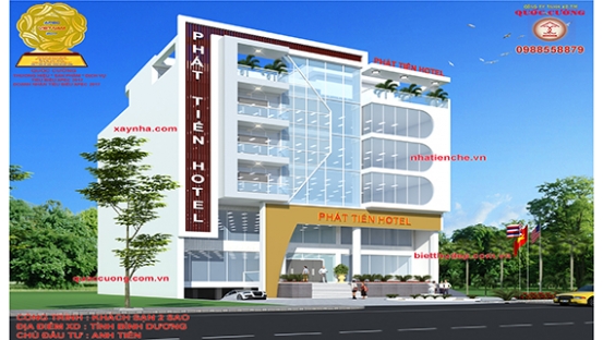 Thiết kế, thi công xây dựng khách sạn