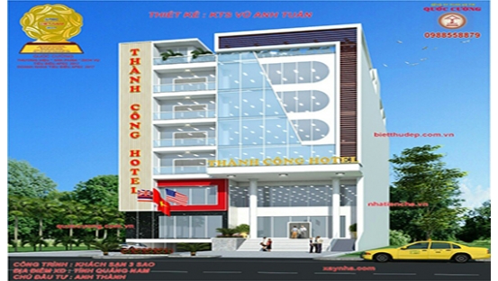 Thiết kế, thi công xây dựng khách sạn