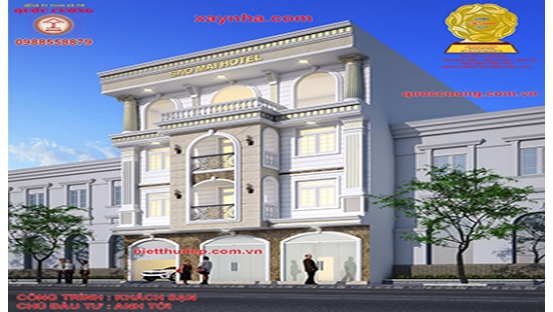 Thiết kế, thi công xây dựng khách sạn