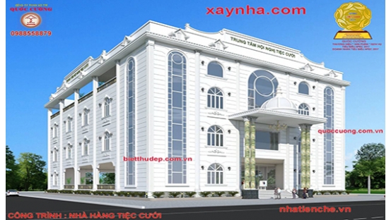 Thiết kế, thi công xây dựng nhà hàng tiệc cưới