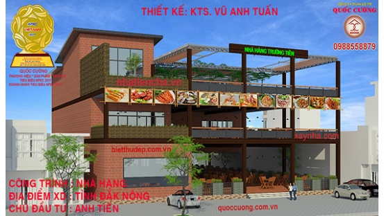 Thiết kế, thi công xây dựng nhà hàng