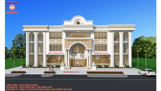 Thiết kế, thi công xây dựng nhà hàng tiệc cưới