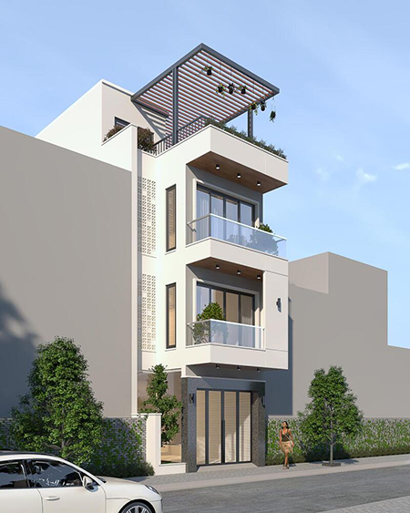 Thiết kế xây dựng nhà phố hiện đại