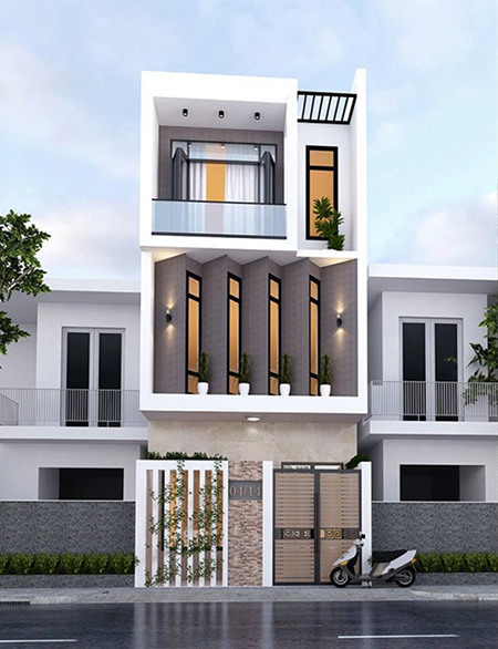 Thiết kế xây dựng nhà phố hiện đại