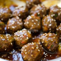 Thịt bò viên sốt