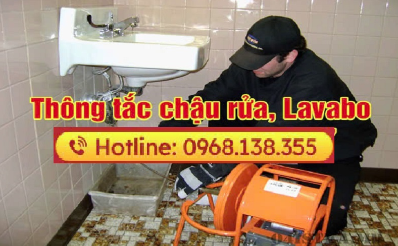 Thông tắc chậu rửa, lavabo