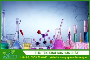 Thủ tục khai báo hóa chất