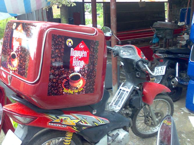 Thùng chở hàng xe máy chất lượng