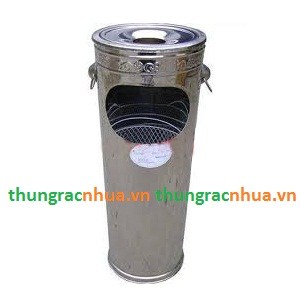 Thùng đựng rác gạt tàn inox
