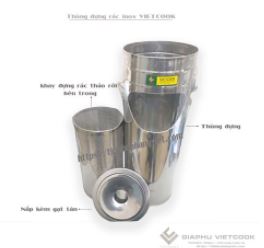 Thùng đựng rác inox