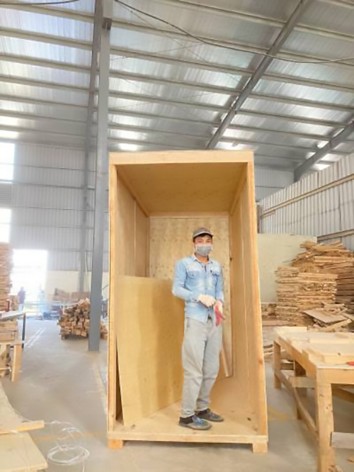Thùng gỗ đóng hàng xuất khẩu