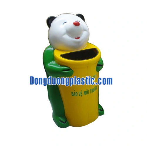 Thùng rác con gấu trúc