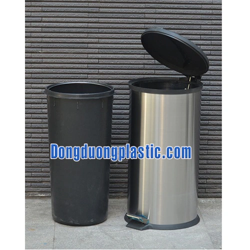 Thùng rác inox 30L đạp chân