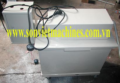 Máy đóng bao hút chân không thùng thiếc