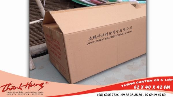Thùng carton cũ 5 lớp