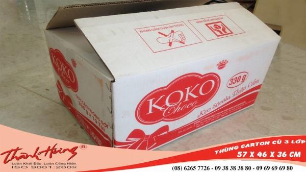 Thùng carton cũ 5 lớp