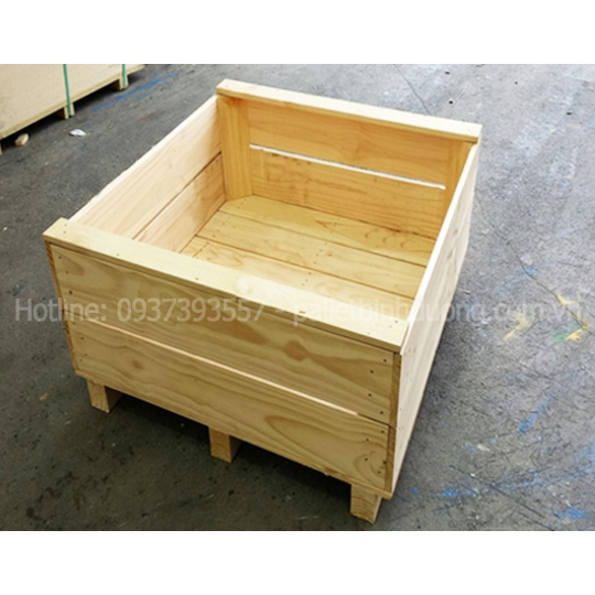 Thùng gỗ Pallet đựng bơ