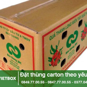 Thùng, hộp Carton đục lỗ