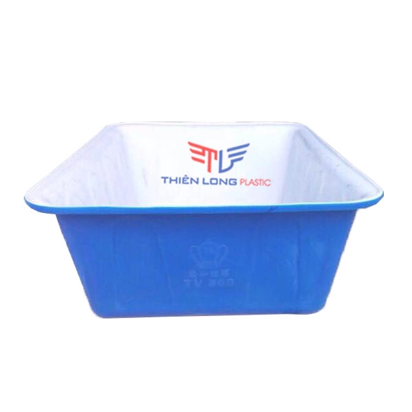 Thùng nhựa hình chữ nhật 300L