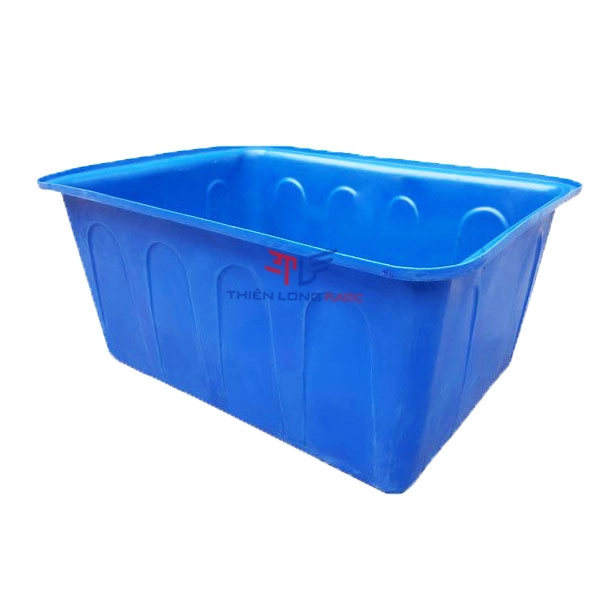 Thùng nhựa hình chữ nhật 500L