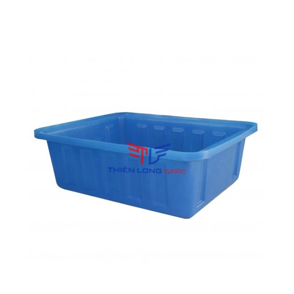 Thùng nhựa hình chữ nhật 50L