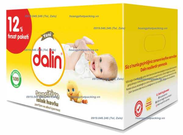 Thùng carton in offset đựng sữa